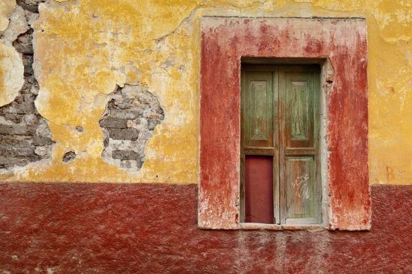 Mexico Window in colorful wall